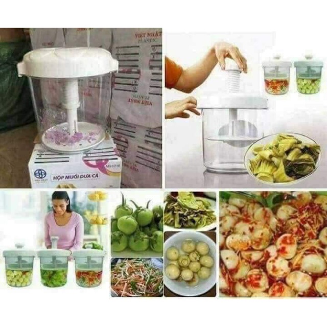 HỘP MUỐI DƯA CÀ VIỆT NHẬT 6710 5 lít