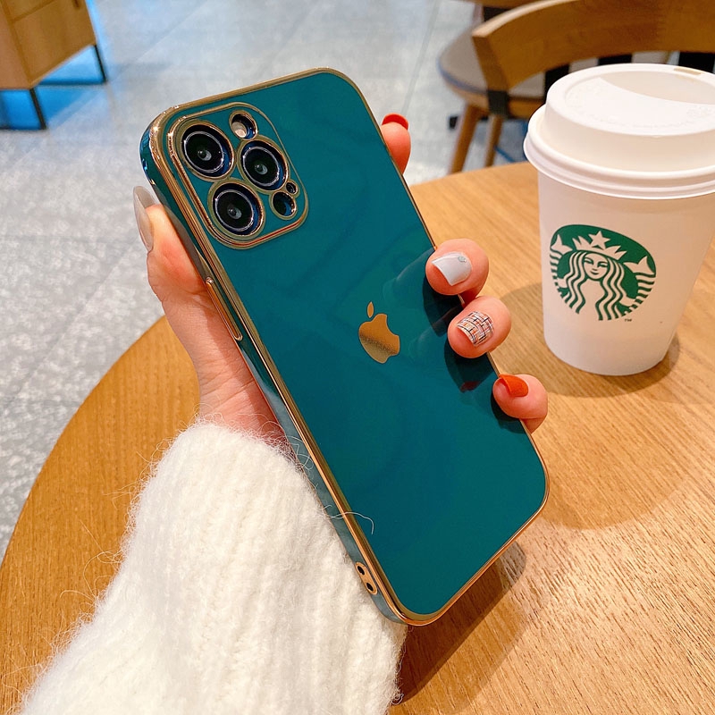 Ốp lưng iphone logo táo viền vuông 6/6plus/6s/6splus/7/7plus/8/8plus/x/xr/xs/11/12/pro/max/plus/promax - Awifi C2-4 | BigBuy360 - bigbuy360.vn