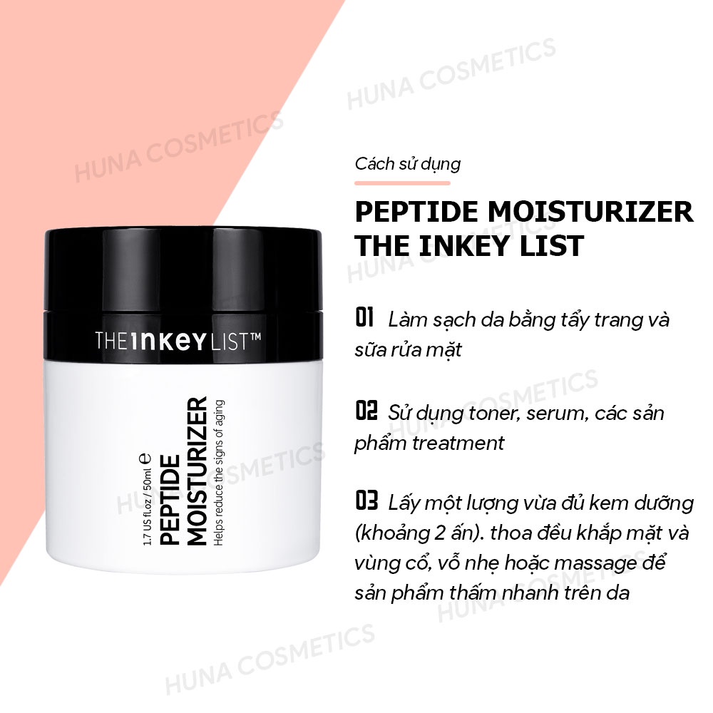 [BILL SEPHORA] KEM DƯỠNG ẨM THE INKEY PEPTIDE MOISTURIZER 50ML