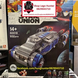 Star Wars 60018 bộ đồ chơi lắp ráp Phi thuyền không gian phim chiến tranh giữa các vì sao 932 chi tiết