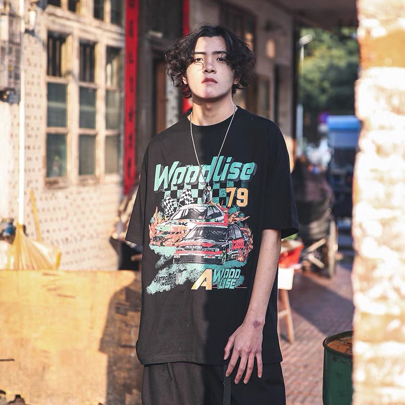 Áo Thun Cotton UNISEX - Áo Phông Tay Lỡ Form Rộng AT 79