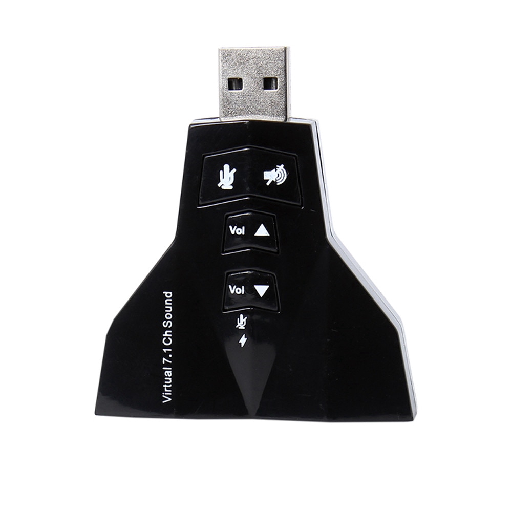 Đầu chuyển đổi âm thanh micro/loa 3D USB 2.0 3D kênh 7.1CH mới.