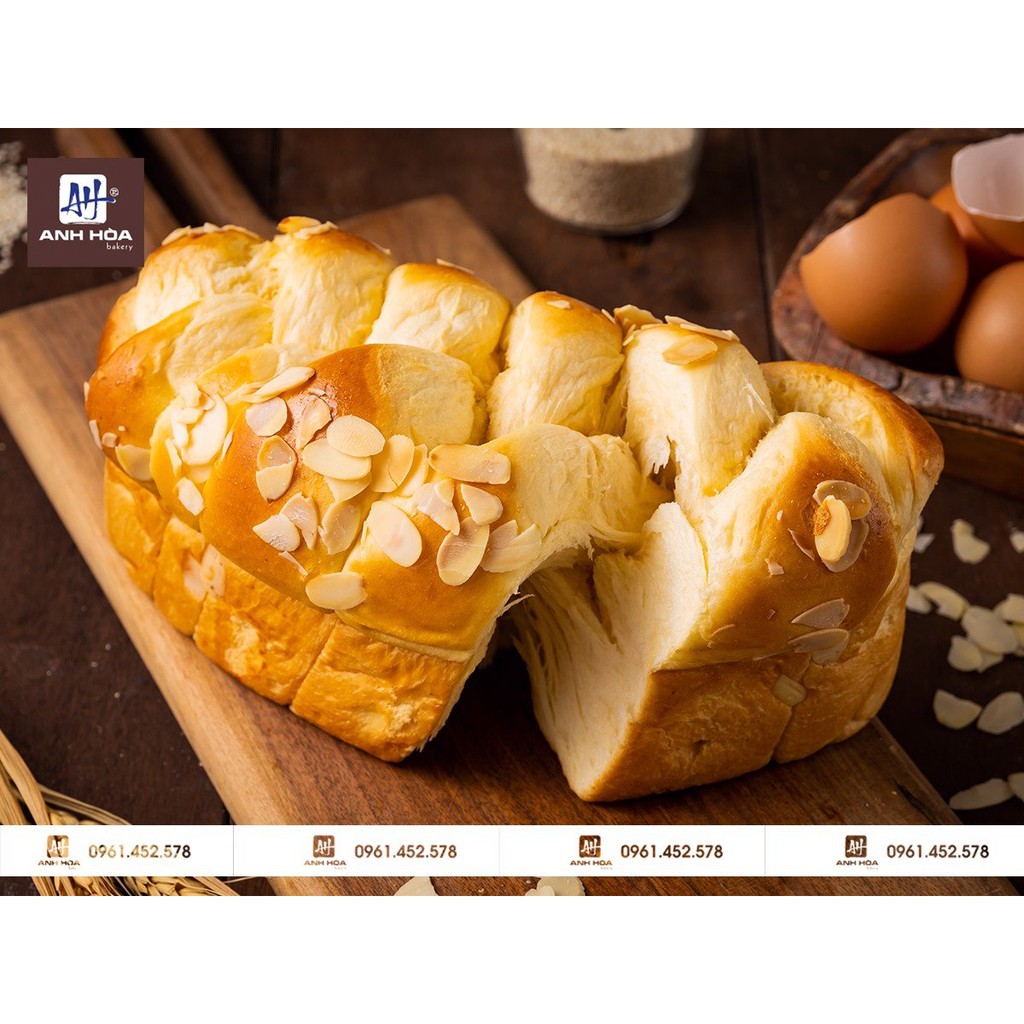 Set nguyên liệu làm Bánh Mì Hoa Cúc (Thành phẩm 5 cái 200gr) không bơ nhạt