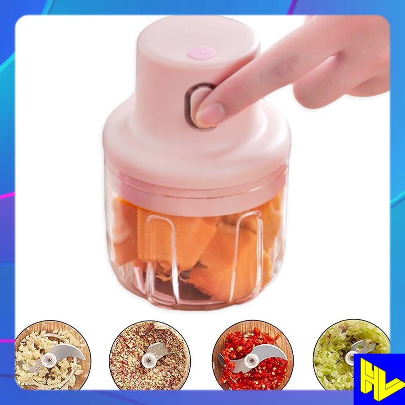 [Mã ELHA22 giảm 5% đơn 300K] Máy Xay Tỏi Hồng 250ml- Máy Xay Mini Xay Tỏi Ớt Tiêu Cầm Tay Đa Năng