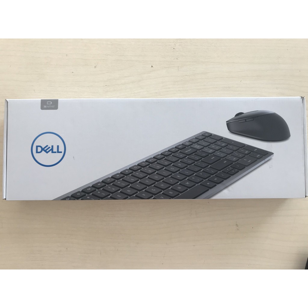 Bộ bàn phím chuột Dell KM7120W Multi Device Keyboard Mouse Combo - không dây 7120W kết nối 3 thiết bị 2 Bluetooth 1 USB