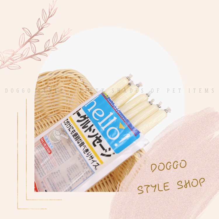 Thức Ăn Treat Bánh Thưởng Cho Chó Mèo Xúc Xích Phô Mai Vị Sữa Cao Cấp Cung Cấp Protein Doggyman