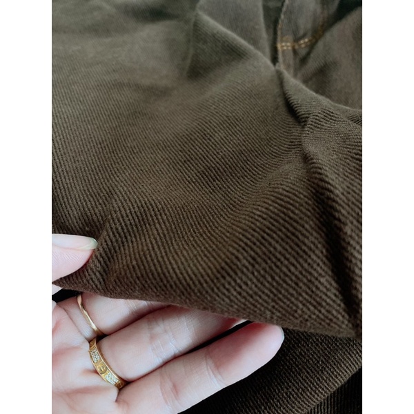 Quần jeans baggy nâu ( chất đẹp )