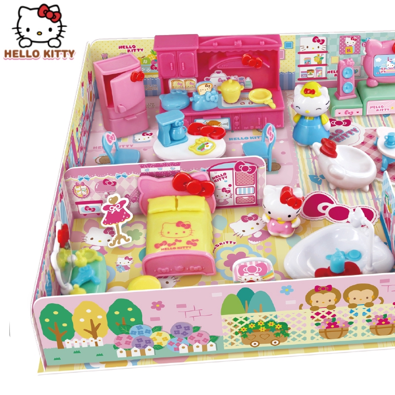 Bộ đồ chơi nhà bếp hình Hello Kitty xinh xắn cho bé gái