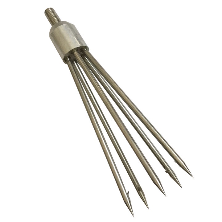 Dụng cụ bắt cá 5 tiêu có ngạnh có kèm cán 3 MÉT