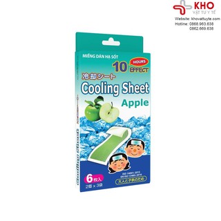 Miếng dán hạ sốt_Cooling Sheet Apple