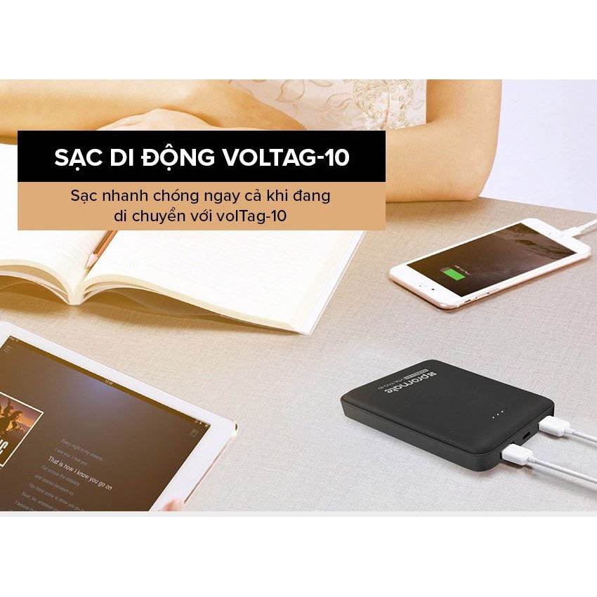 Sạc dự phòng Promate Voltag-10 10.000mAh