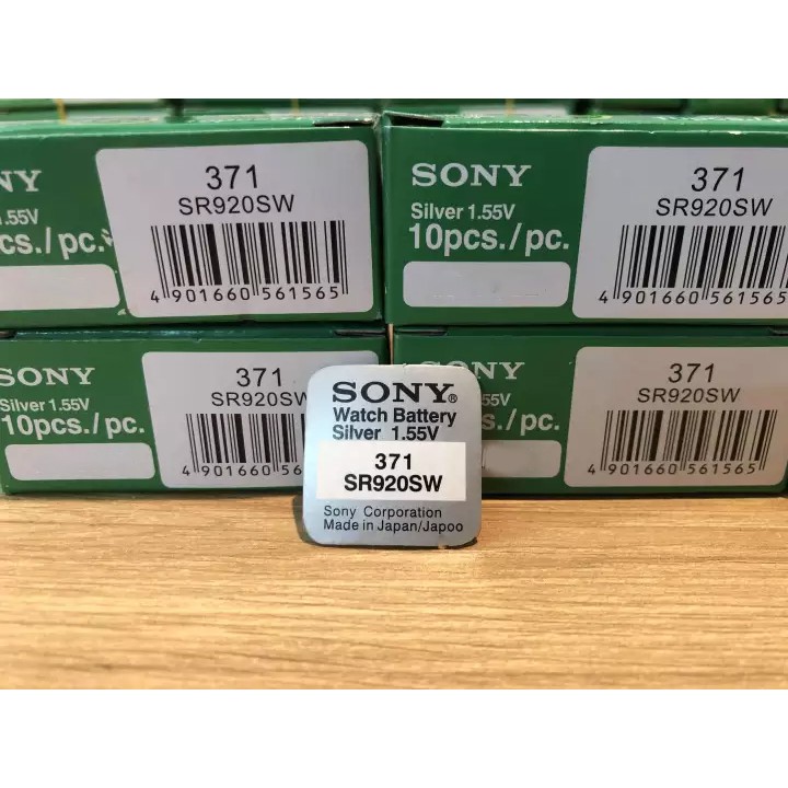 Pin Sony 371 SR920SW dành cho đồng hồ nhiều kim (Loại tốt - Giá 1 viên)