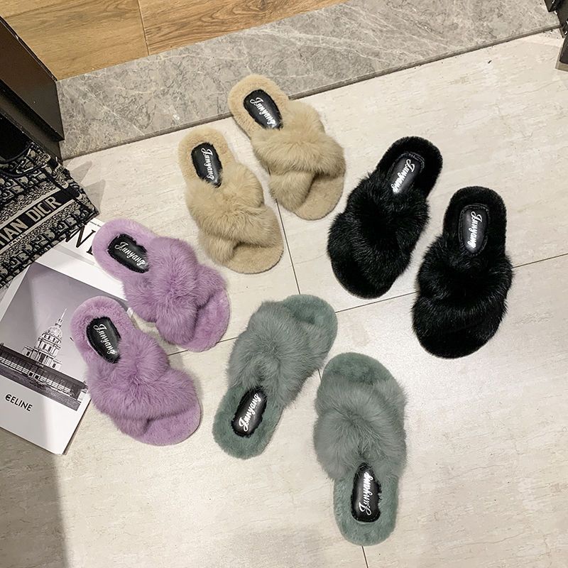 Dép Bông Đi Trong Nhà Thiết Kế Mới Thời Trang Dành Cho Mùa Thu Đông