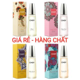 Nước hoa Cindy 50ml, Golden Luxury , Pinky Sweet, Classic,Passionate Kiss