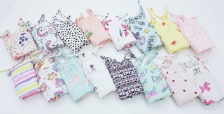 Combo 2 bộ Gymboree hai dây thắt nơ bé