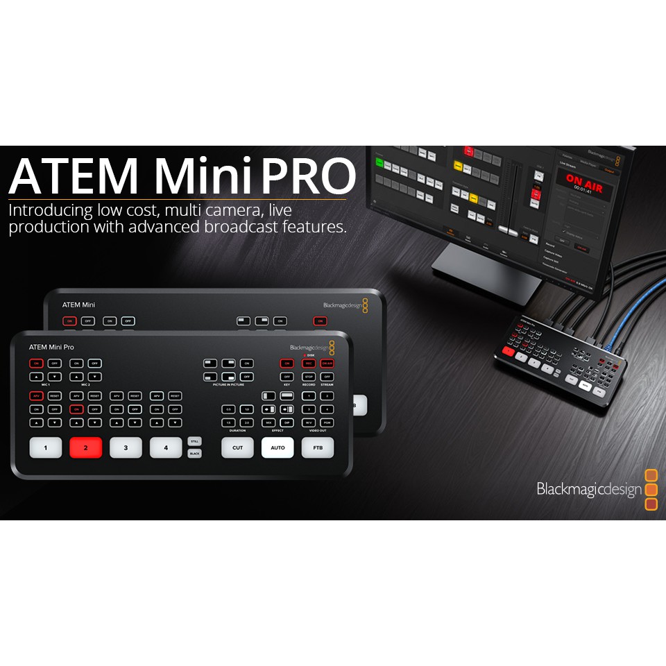 Bộ Trộn BlackMagic ATEM Mini Pro- Hàng Chính Hãng