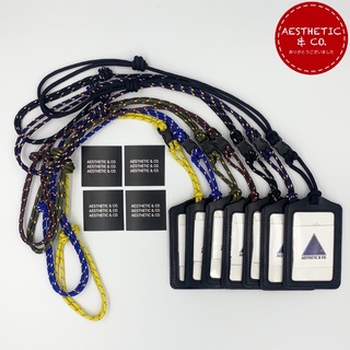 Dây Da Paracord Đeo Thẻ Tên (Màu Đen)