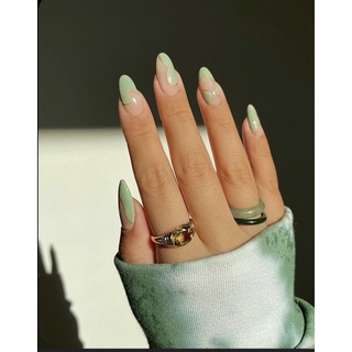 Nailbox ,10 móng úp hoạ tiết đơn giản.