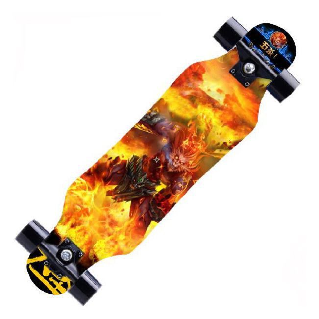 Ván Trượt Thể Thao cho người lớn Sport &amp; Dancing Mini Freeride Longboard Skating 80 cm - Ván Trượt Có Nhám Chống Trượt