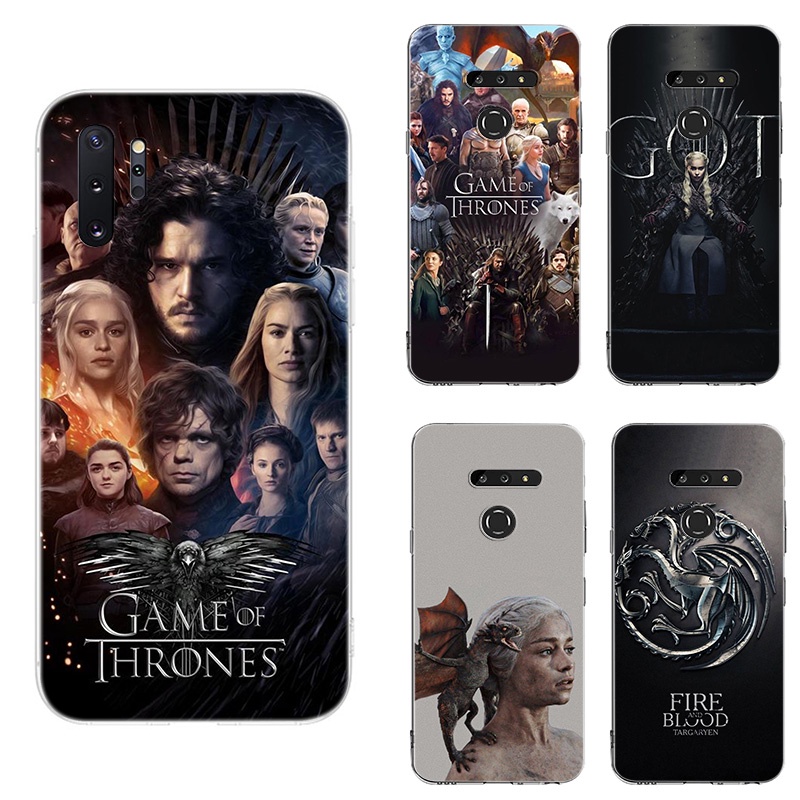 Ốp Điện Thoại Trong Suốt Hình Game of Thrones Cho LG D690 G3s G3 Stylus K10 K10 + K10 Pro K10A K11 K11 + K12 Plus K22 Lubna90
