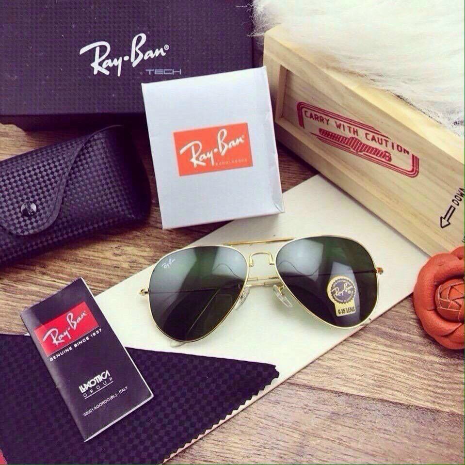 Mắt Kính Mát nam ray ban gấp, tròng thuỷ tinh, hàng đẹp, mẫu hot nhất năm  – Kính mát nam nữ đẹp tặng kèm túi đựng kính | BigBuy360 - bigbuy360.vn