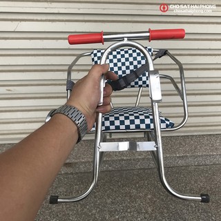 Ghế ngồi sau inox xe đạp cho trẻ em - Chợ Sắt Hải Phòng Online