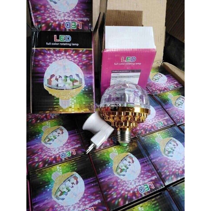 💕FREESHIP💕 Đèn Led Xoay Vũ Trường Laser 7 Màu, Đèn Sân Khấu, Vũ Trường, Bar, Dành Cho Dân Bay