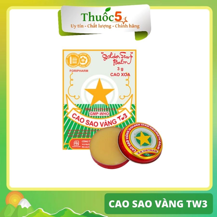 [GIÁ GỐC] Cao Sao Vàng ( Cù Là Dược) TW3 - Hộp 3gr