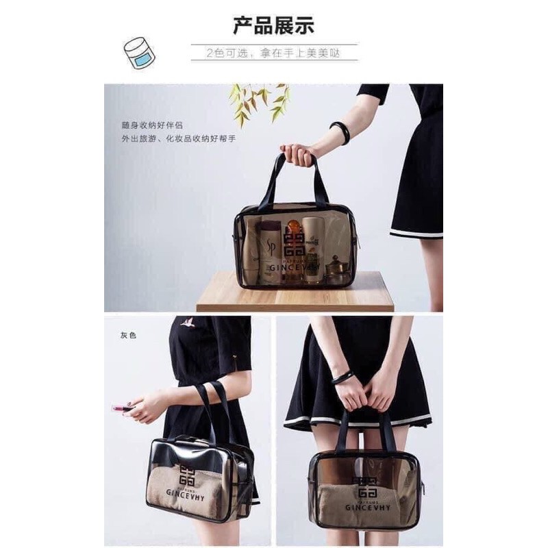 Set 3 túi trong đựng mỹ phẩm