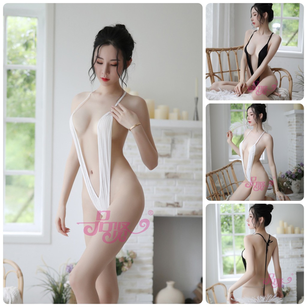 Set đồ lót ngủ dễ thương 2 màu đen trắng