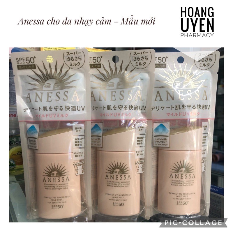 Sữa chống nắng Anessa cho da nhạy cảm Mild Milk For Sensitive Skin