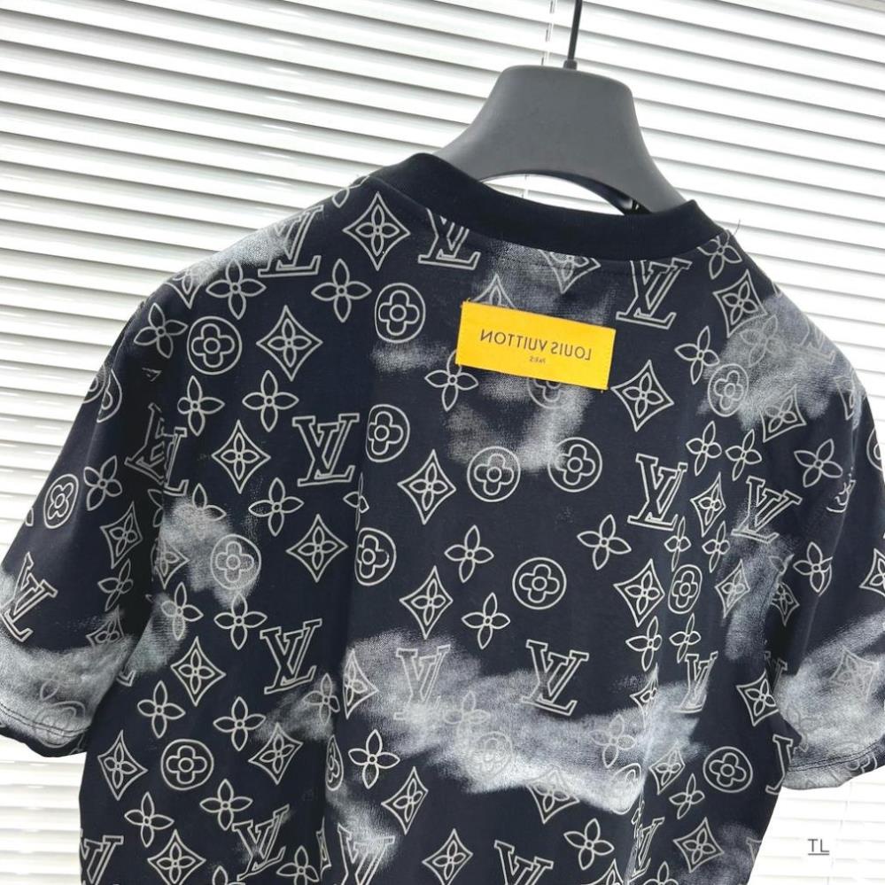 [Siêu Phẩm] Áo Thun Nam LV In Họa Tiết - Áo Phông LV Chất Cotton Cực Net