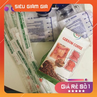 Combo Bộ thải độc đại tràng cà phê hữu cơ ( đủ dụng cụ dùng 1,5 tháng)