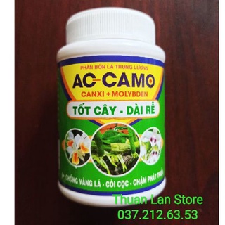Phân bón trung lượng ac-camo canxi+molybden tốt cây, dài rễ hũ 100g