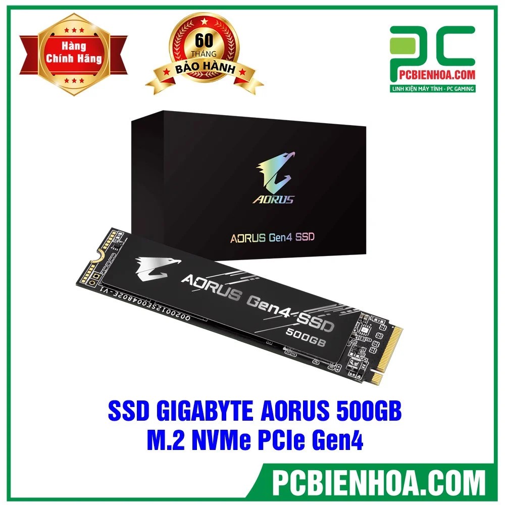 SSD GIGABYTE AORUS 500GB PCIE GEN4 X4 NVME M.2 GP-AG4500G