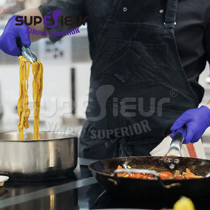 Găng Tay Nitrile Superieur Không bột Màu xanh coban -  Găng tay NBR cao cấp