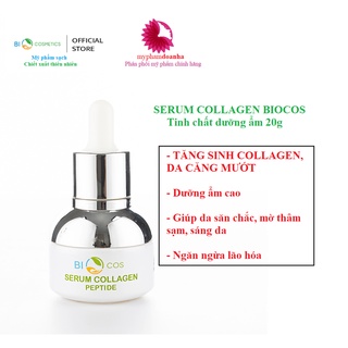 (CHÍNH HÃNG)💖SERUM COLLAGEN dưỡng ẩm, làm mềm da và mờ thâm sạm Biocosmetics 20ml