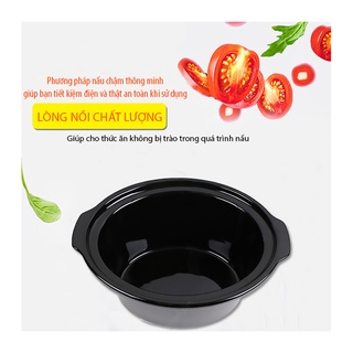 Ruột sứ nồi cháo chậm dung tích 3,5L hình Oval không kèm nắp, lõi thay thế nồi kho cá nấu cháo đa năng