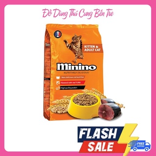 Thức Ăn Cho Mèo Minino Vị Cá Ngừ 480g Cung Cấp Chất Dinh Dưỡng Cho Mèo - Date Mới