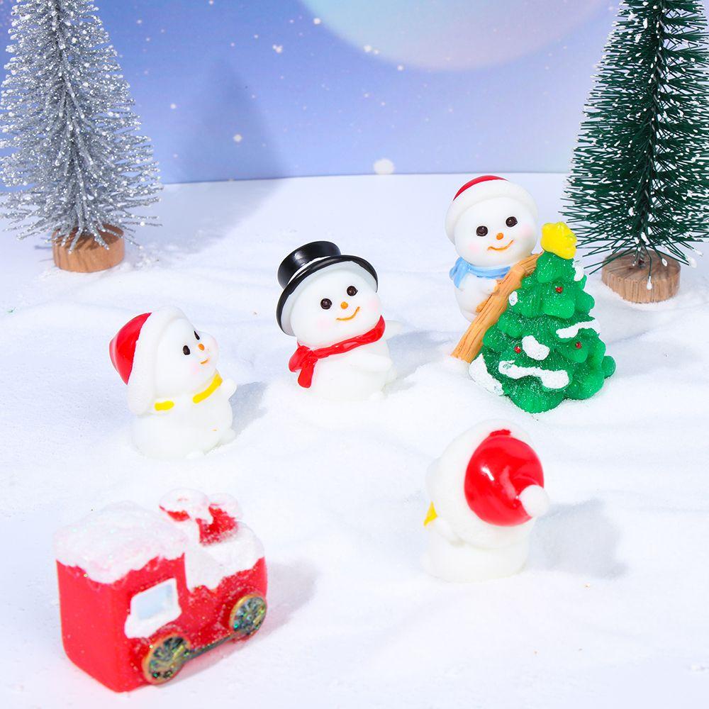 ZAIJIE24 Xe Lửa Mini Có Đèn Led Trang Trí Giáng Sinh