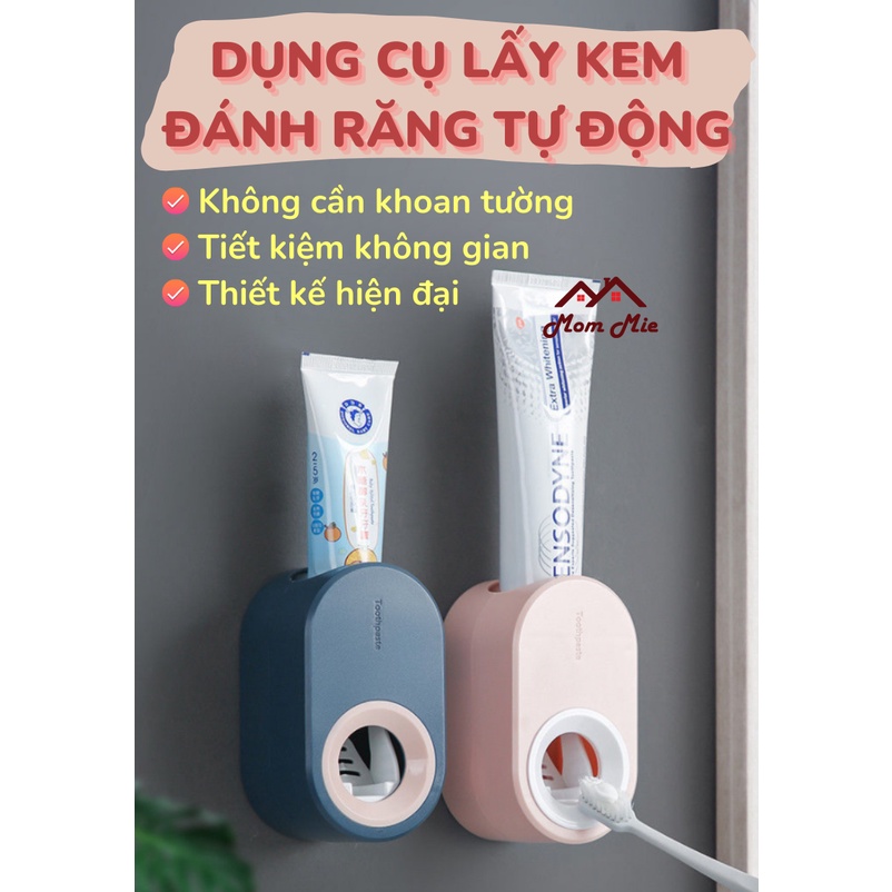 [Mới] Dụng cụ lấy kem đánh răng tự động, nhỏ gọn, loại dán tiện lợi - B142, I039