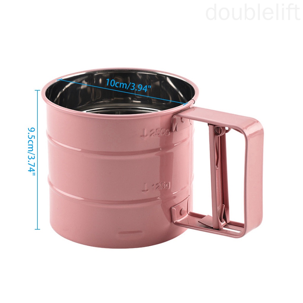 Cốc rây bột bằng thép không gỉ tiện lợi dành cho nhà bếp