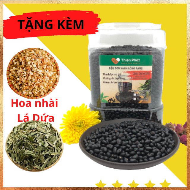 [Trà Giảm Cân Tự Nhiên] Đậu Đen Xanh Lòng Thiện Phát RANG MỘC 1kg