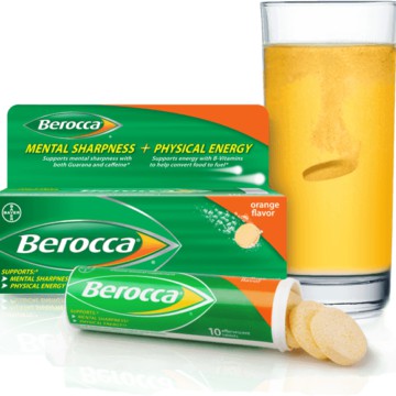 Viên sủi vitamin Berocca Hương Cam  - Amipharma