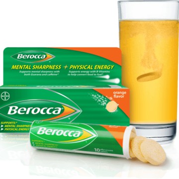 Viên Sủi Bổ Sung Vitamin Và Khoáng Chất Berocca Hương Cam (Tuyp 10 viên)