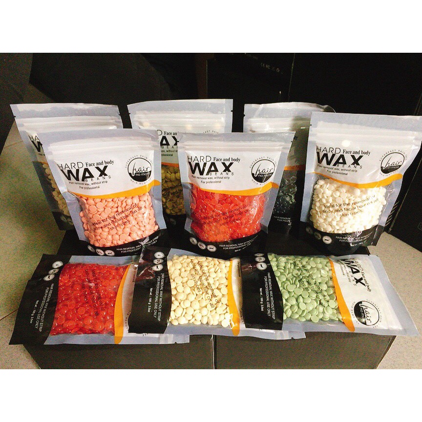 (FREE QUE LẤY SÁP)  Sáp wax lông nóng hạt đâu 100gr