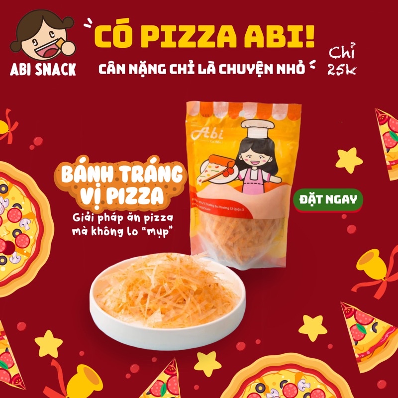 BÁNH TRÁNG PIZZA - Abi snack