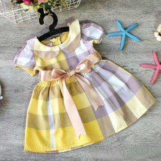 Đầm Burberry cao cấp cho bé 24kg đến 45kg
