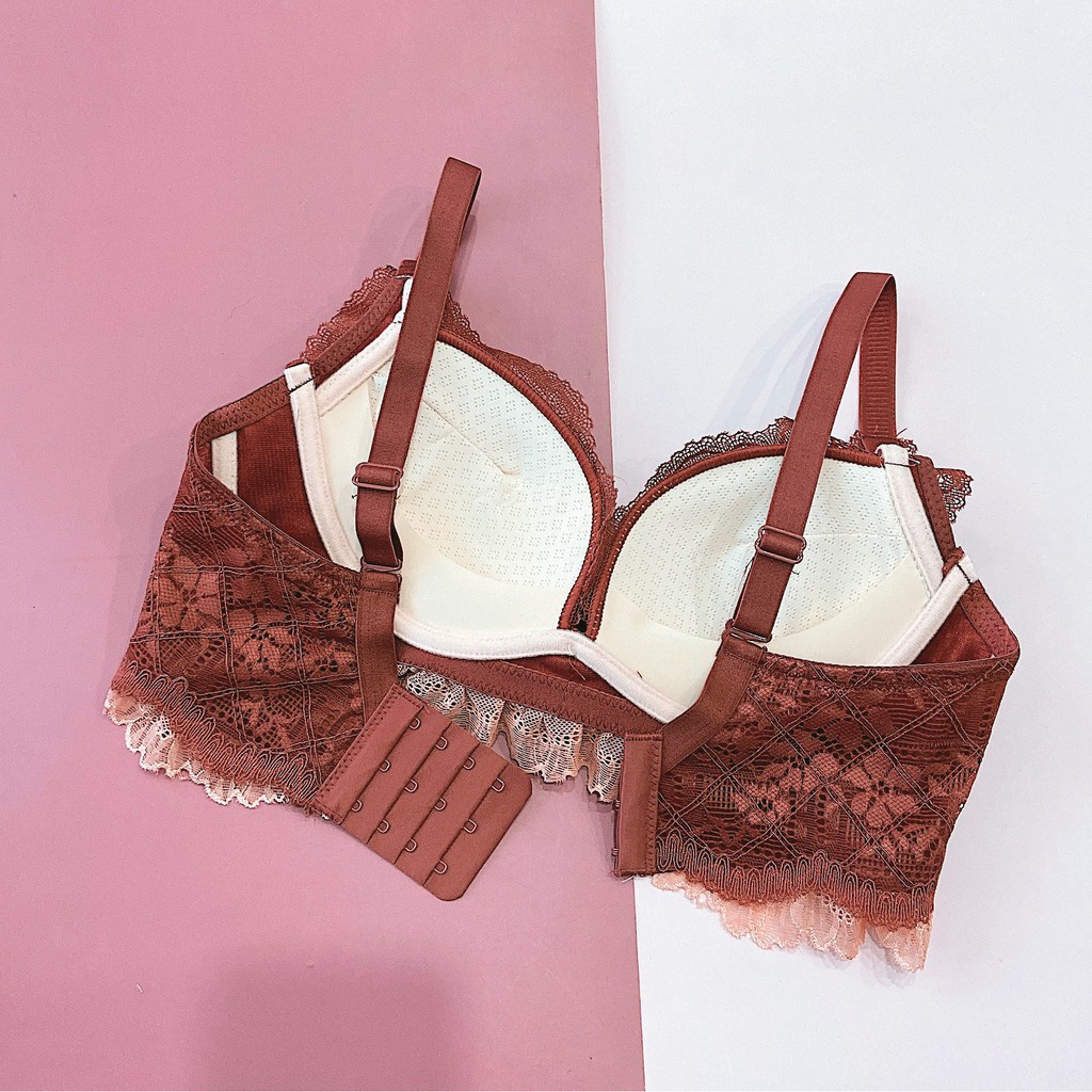 Bộ đồ lót không gọng ren hoa quyến rũ - SL022 | BigBuy360 - bigbuy360.vn