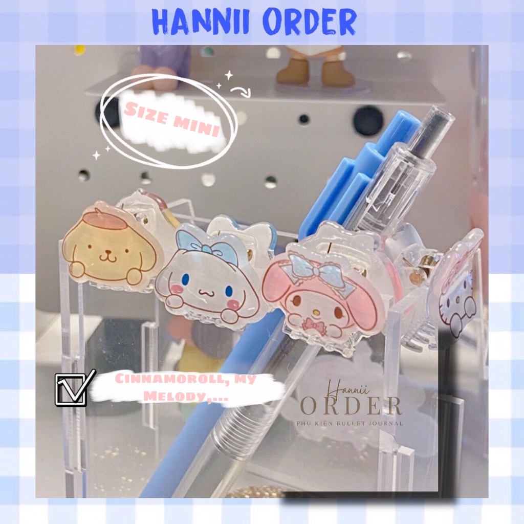 Kẹp tóc sanrio Cinnamoroll size mini